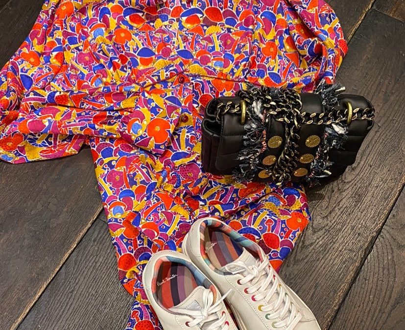 Un printemps coloré#robe#robelongue#missoni#sac#sacencu…